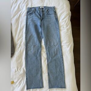 Agolde Light Blue women’s  Straight Jeans